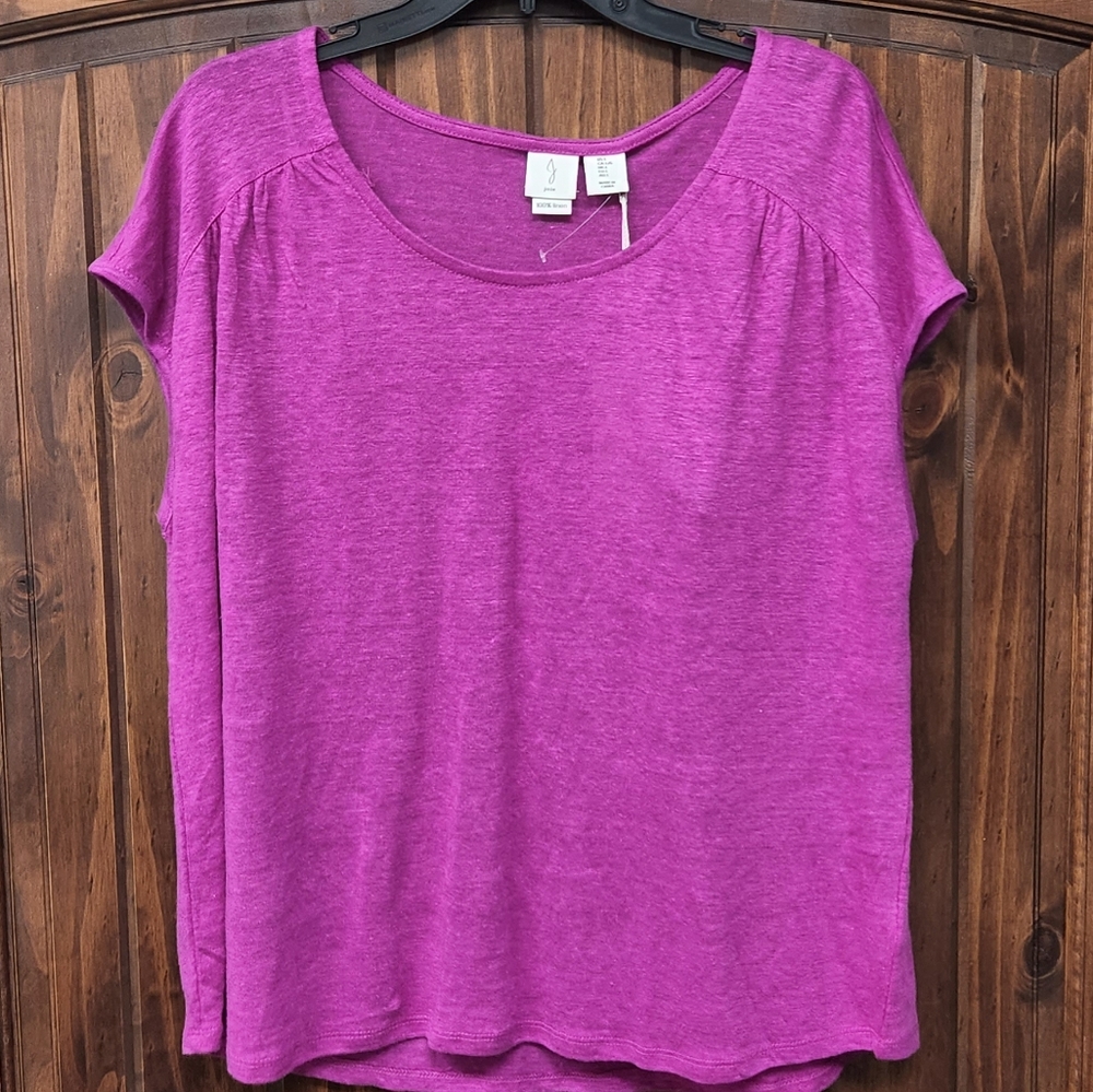🆕️ Joie Scoop Neck Linen Top - Picture 4 of 5
